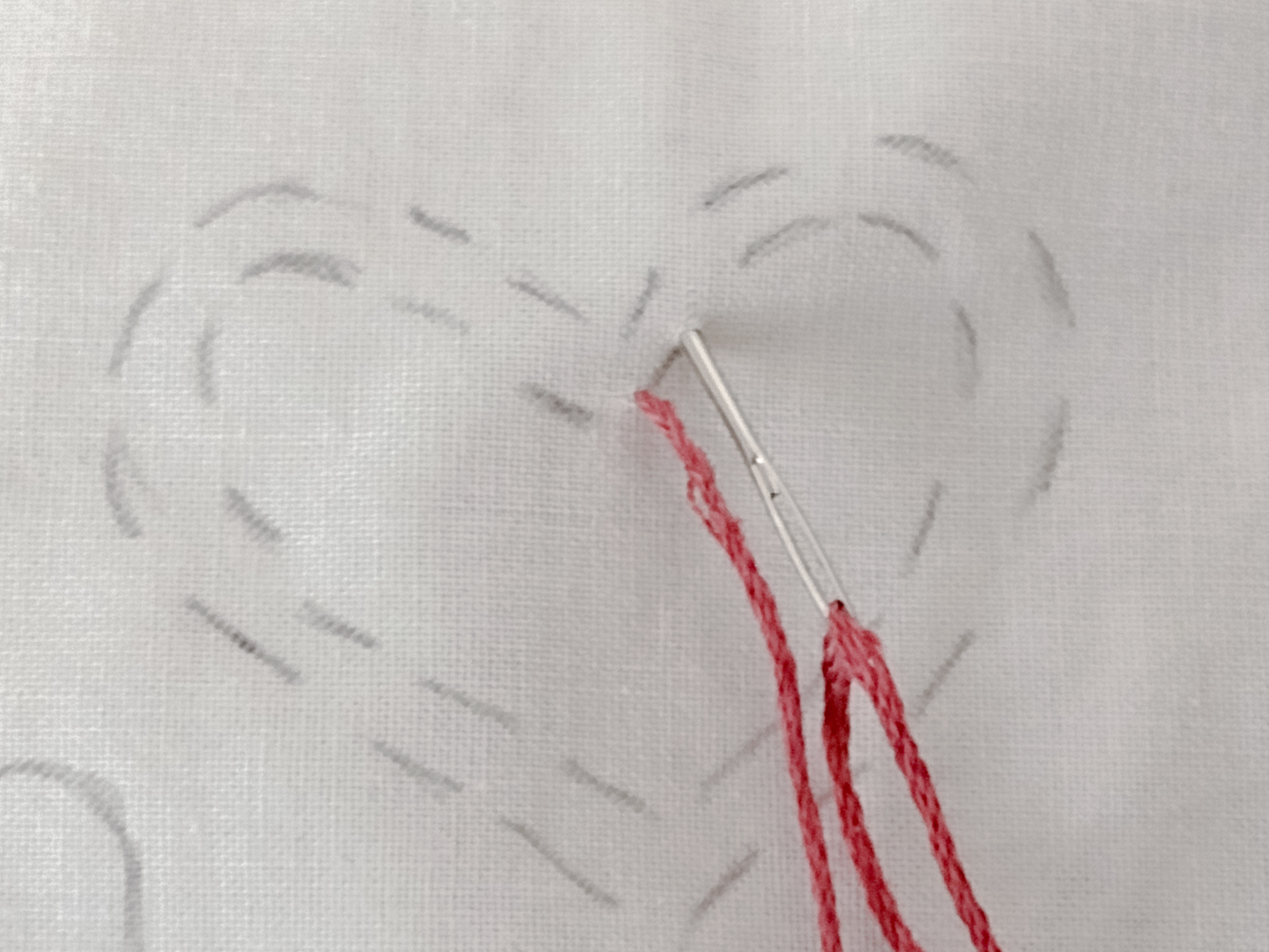Tutorial for running stitch homeschooling embroidery sampler curriculum