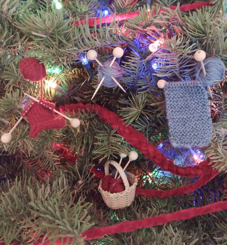 Easy Knitted Christmas Ornaments For Busy Homeschoolers