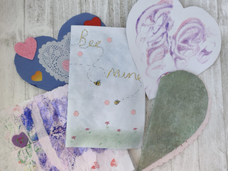 Family Time Create & Craft: Easily Make V-Day Cards W/ Kids